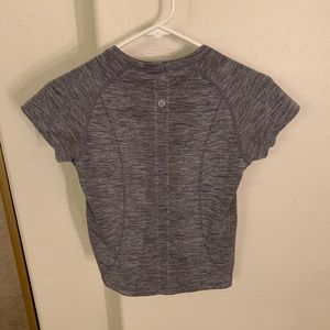 Lululemon swiftly tech short sleeve gray